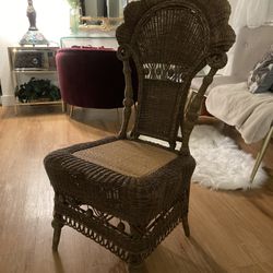 Heywood-Wakefield style wicker chair