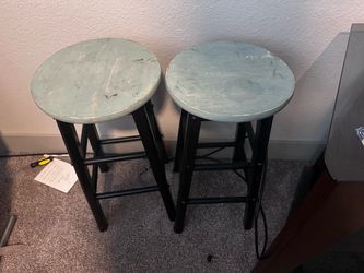 2 decorative stools