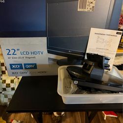 LG 22’’ LCD HDTV And post