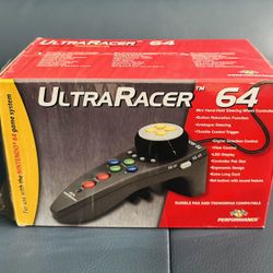 Nintendo 64 Accessory Controller: Ultra Racer 64 Gamepad - Original Packaging N64
