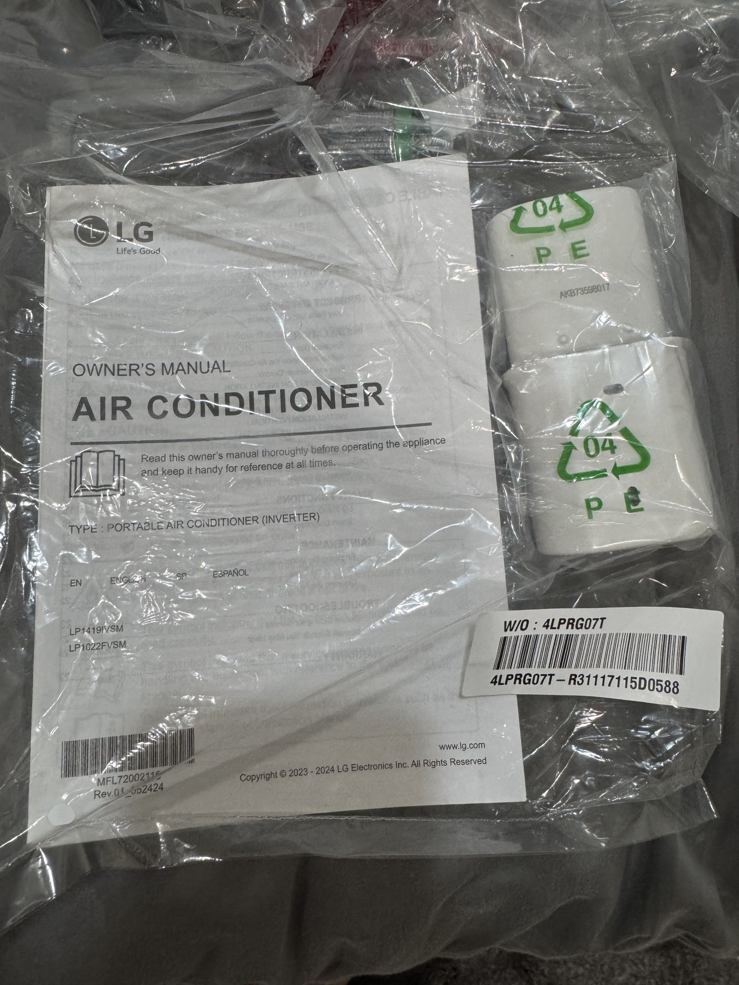 LG Portable AC 14,000 BTU