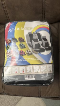 New Car Seat Covers Black And Grey