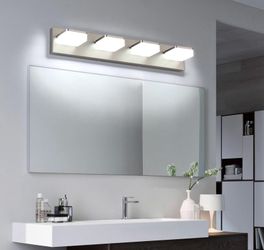 Brushed Nickel 4-Light LED Vanity Light