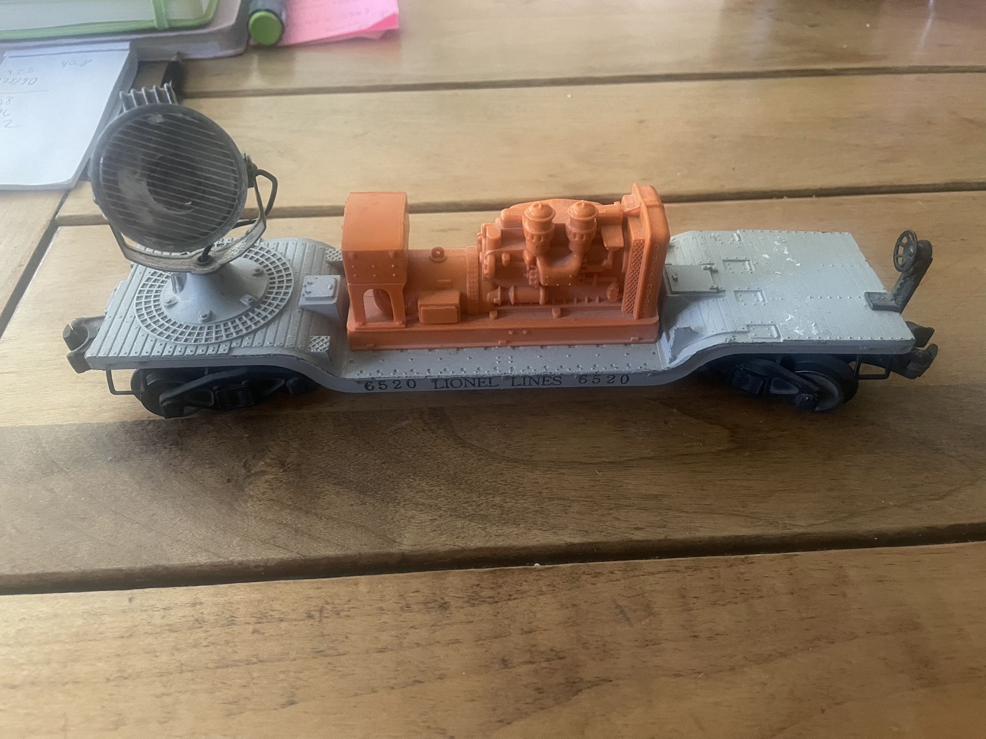 Lionel Postwar 6520 Searchlight Car