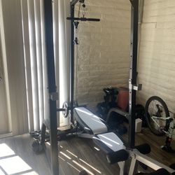 Home Gym Squat Rack With Bench 