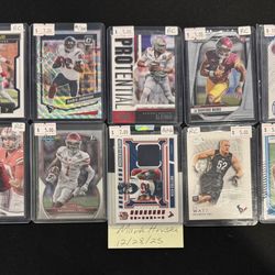 Houston Texans Lot - 14 Cards - Rookie, Patch, Serial Numbered #/, Auto