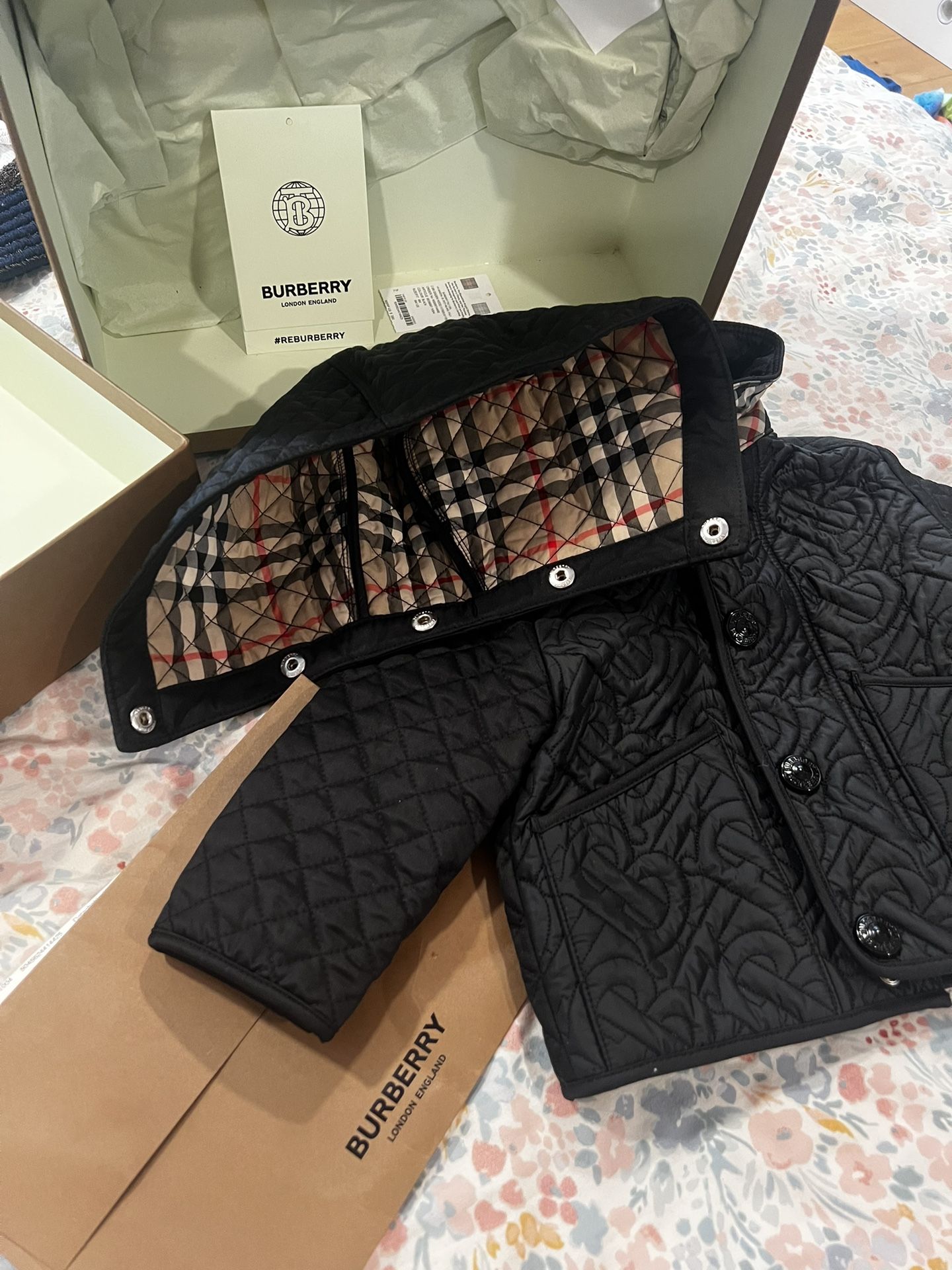 Burberry Baby Black jacket 