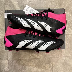 Adidas Predator Accuracy.2 FG Soccer Cleats ‘Black/Pink’ Size 11.5 [GW4586]