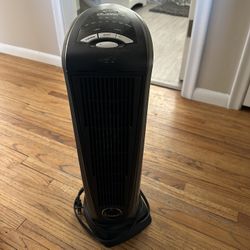 Lasko CT22(contact info removed)W Electric Oscillating Ceramic Tower Space Heater with Remote, Black