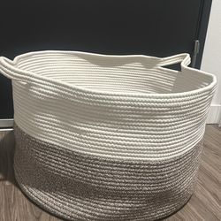 🧺 GIANT Cotton Rope Basket — So Big You Could Sit In It