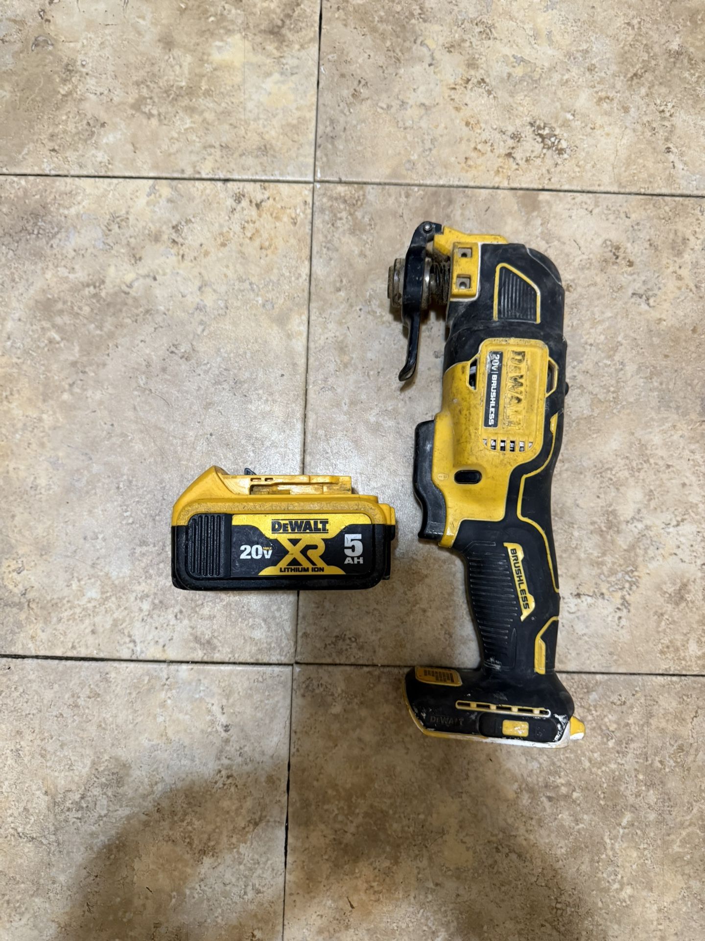 DeWalt 20v Cordless Brushless With Battery 5.0 Ah