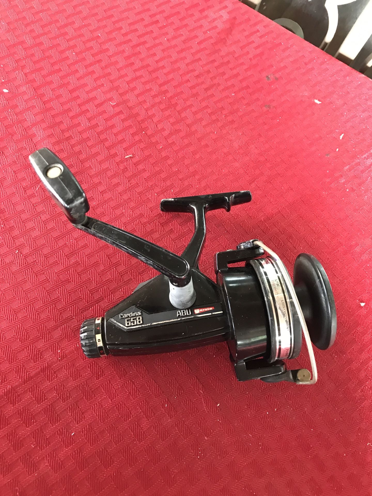 VINTAGE ABU GARCIA CARDINAL 658 SPINNING FISHING REEL JAPAN