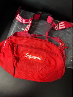 SUPREME Fanny Bag unisex Red&Black