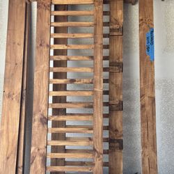 KING BED FRAME  All Wood