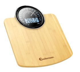Adamson 2-in-1 Digital & Analog Body Weight Scale