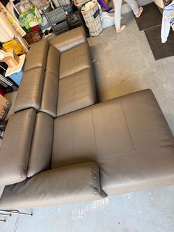 Brown couch L