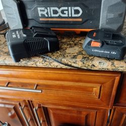 Ridgid Bluetooth Job site Radio AC  & Battery Is Operated