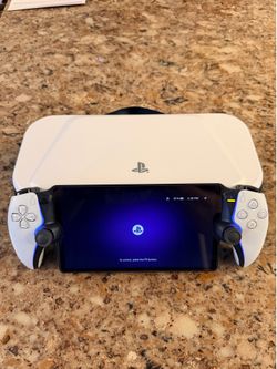 Barely used PlayStation Portal with hard case, Bluetooth adapter, dbrand stick grips,  and screen protector.