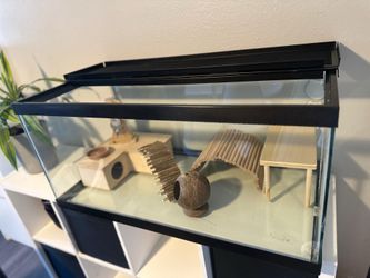 Hamster tank. Cage. Enclosure.