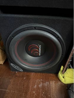 Massive 12” woofer