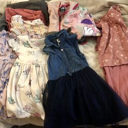 Girls 3T Lot Of Clothes 11 Pieces Dresses, Shorts & More 