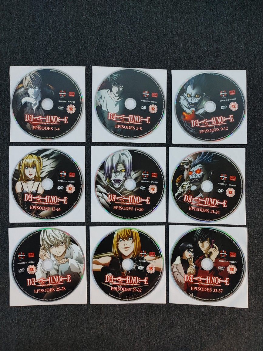 *Region B* Deathnote Complete Series (DVD)