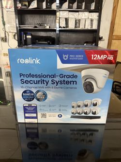 New Security Cameras Reolink  8 Cameras 16 Channels 