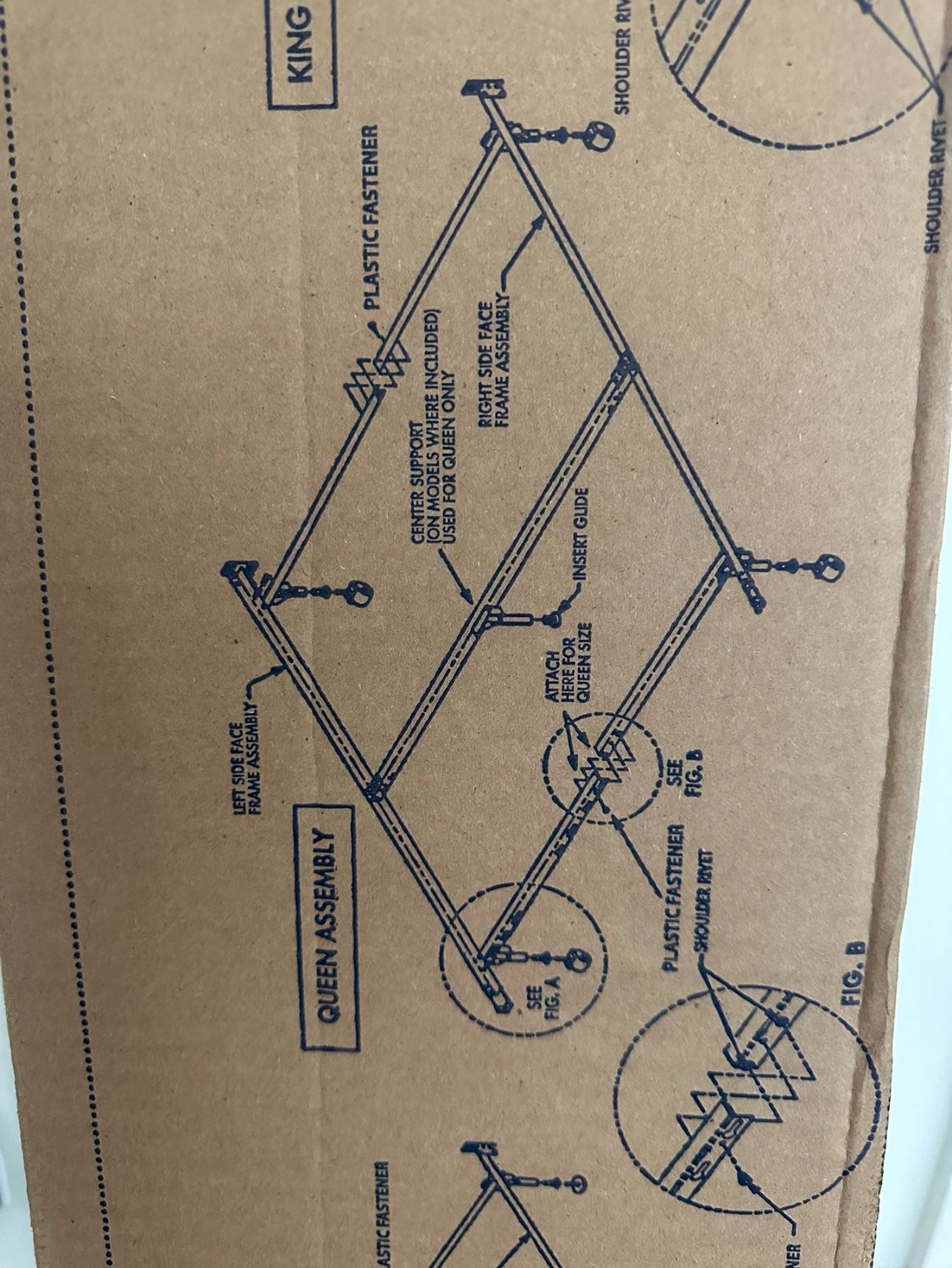 Metal Queen bed frame