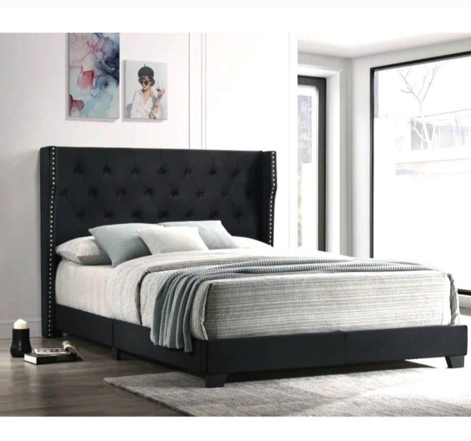KING BED FRAME NO MATTRESS