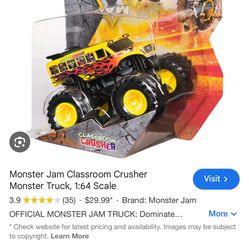 Monster jam classroom crusher