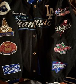 Dodgers championship reversible jacket
