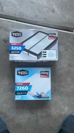 Toyota Air filter and Cabin Filter