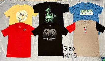 Boys shirts size 14/16