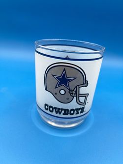 NFL Dallas Cowboys clear glass