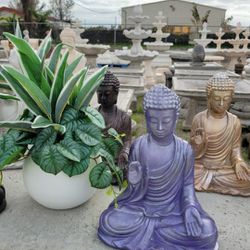 Concrete Buddha Statue / Cement Garden Backyard Buddhas