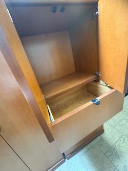 Wood Lateral Filing Cabinet with Drawers