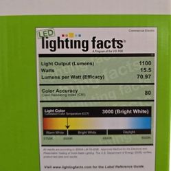 Commercial Electric (contact info removed)1 Spin Light 9" Heavy Duty Black Red LED Flush Mount
