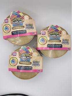 RARE lot of 3 Mystery Dumpling seashell edition
