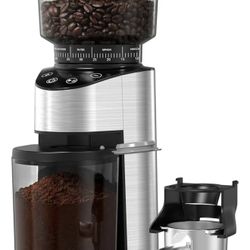 NEW in sealed box Conical Burr Coffee Grinder 50 Grind Settings Stainless Steel