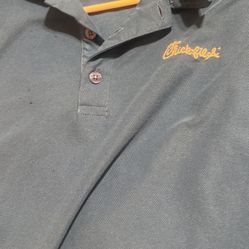 Blue Chick Fila Manager Shirt L