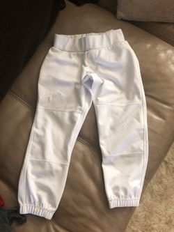 Kids white baseball pants YM