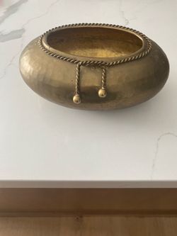 Brass Planter Vintage
