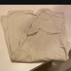 Mens 36/30 Heavy Work Weight Khakis Used Once. See My Page Tons More 