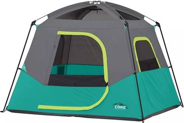 CORE 4 Person Straight Wall Cabin Tents Brand New and Sealed