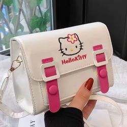  Anime Sanrio Crossbody Bags Hello Kitty Melody Kuromi Cinnamon Girls Women Luxury Brand Bag 