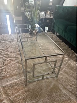 Sliver Glass Coffee Table