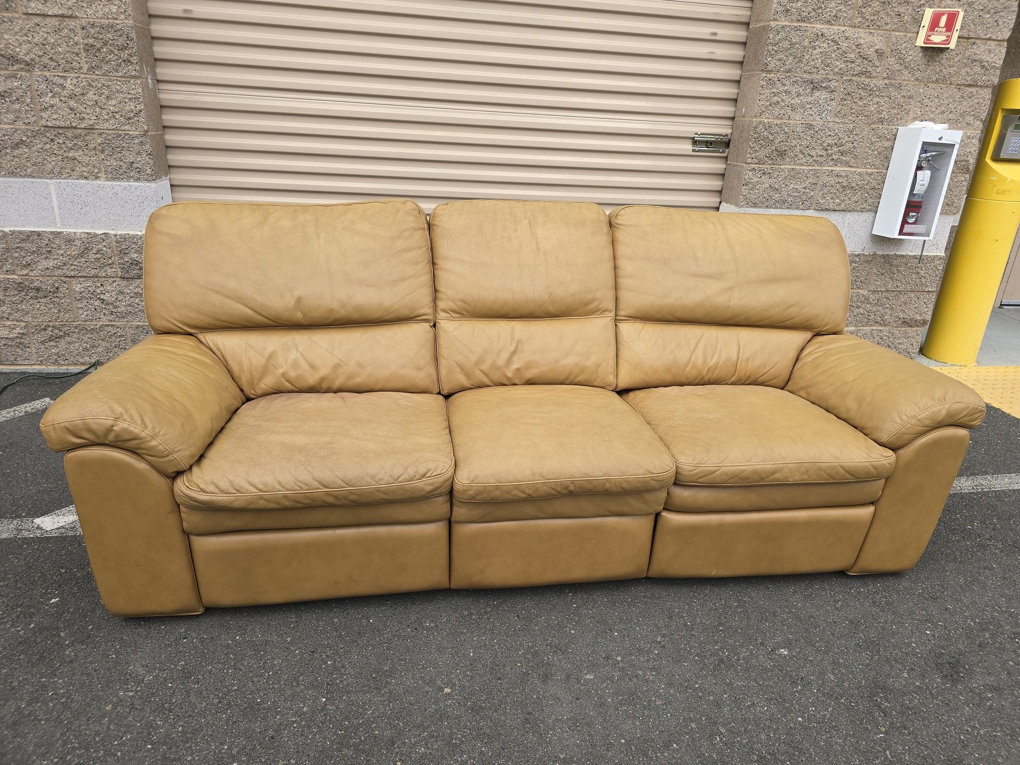 Real leather power recliners sofa/ sillón de piel eléctrico con reclinables