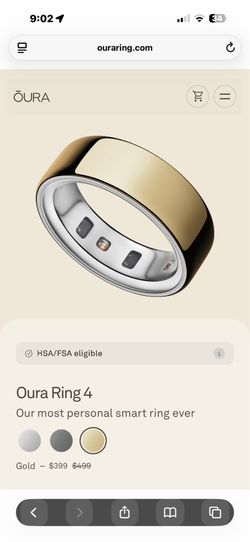 BRAND NEW OURA RING 4