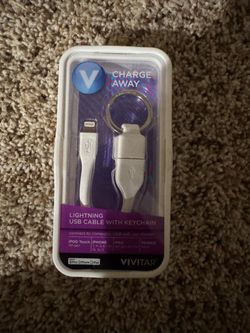 Vivitar Lightning USB Cable with Keychain