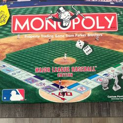 MONOPOLY MAJOR LEAGUE BASEBALL EDITION.